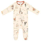 Copper Pearl | Zip-Up Footie Pajama - Montana