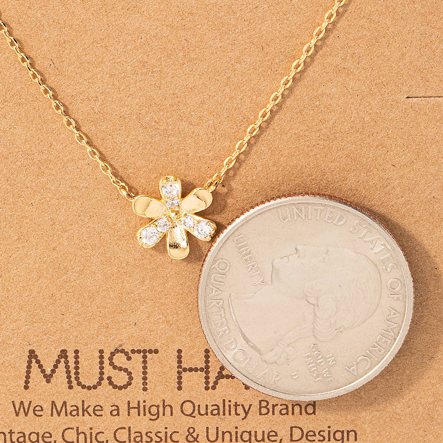 Flower Pendant Necklace