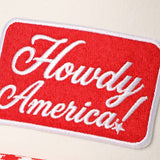 Howdy America Embroidered Patch Rope Trucker Hat