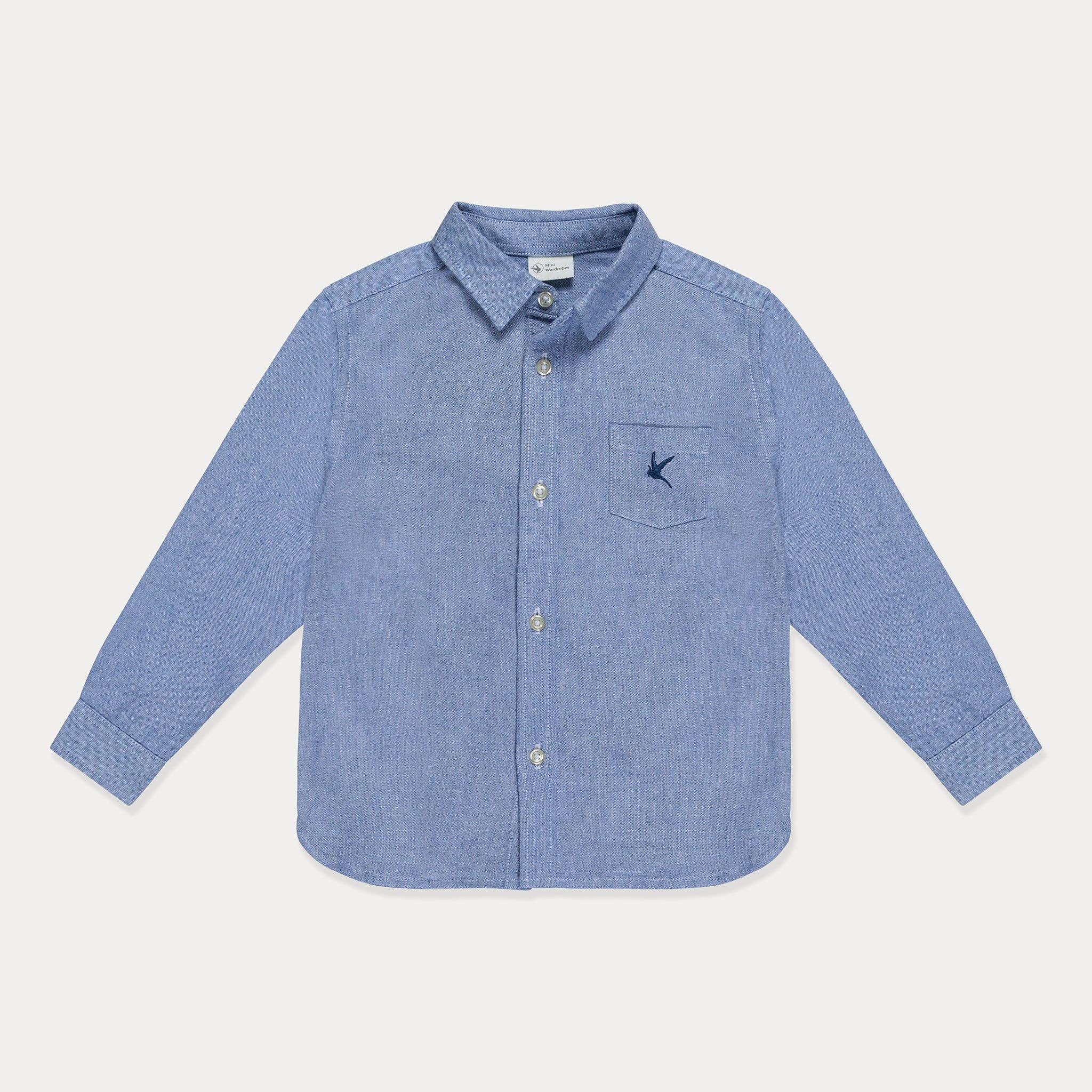 Boys Long Sleeve Button Down Shirt