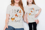 Chicken Breeds T-shirt