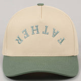 FATHER Upside Down Embroidery Two-Tone Cap
