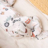 Copper Pearl Zip-Up Footie Pajama - Jo