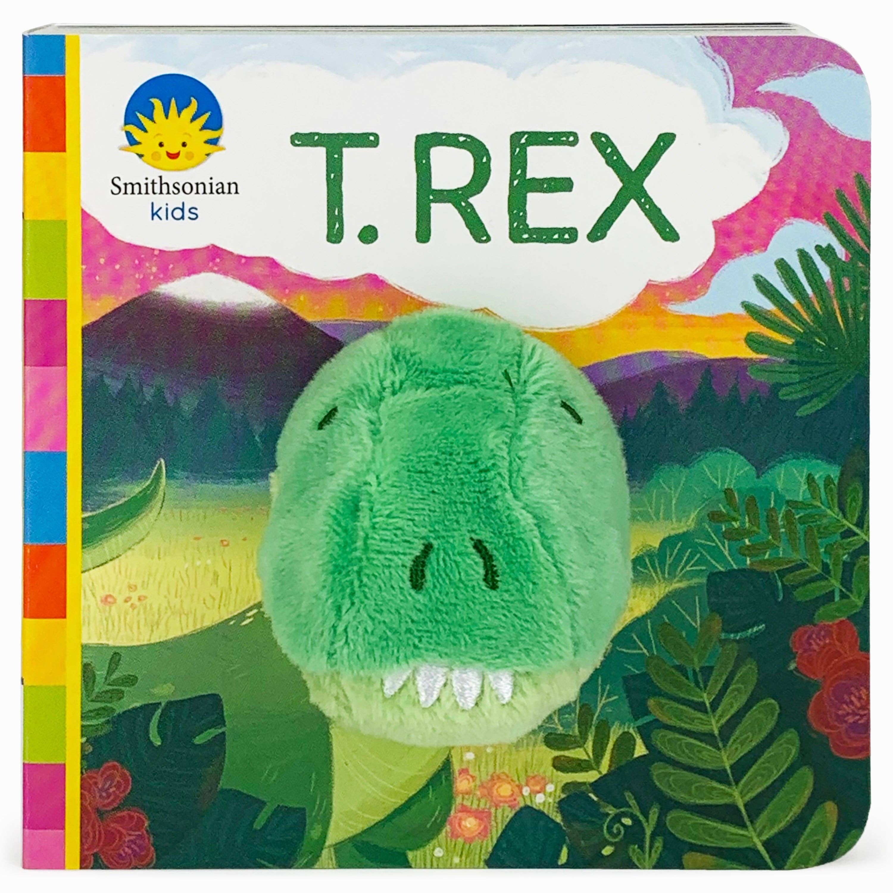 Smithsonian Kids T.Rex Dinosaur Finger Puppet Board Book