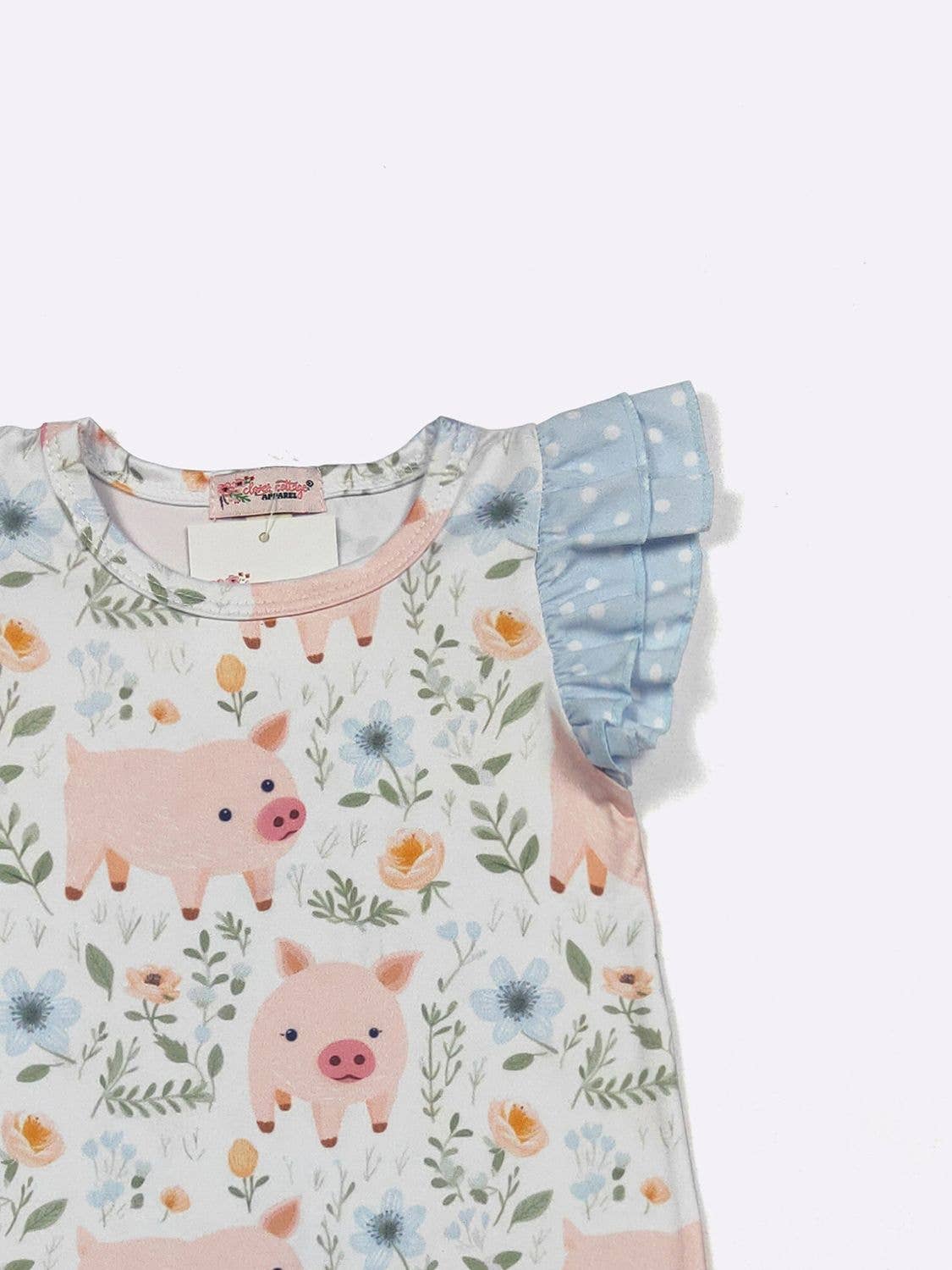 Piglet Petals Baby Romper