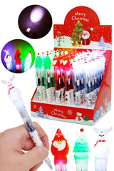 Merry Christmas LED Light-Up Pen - 36 pcs