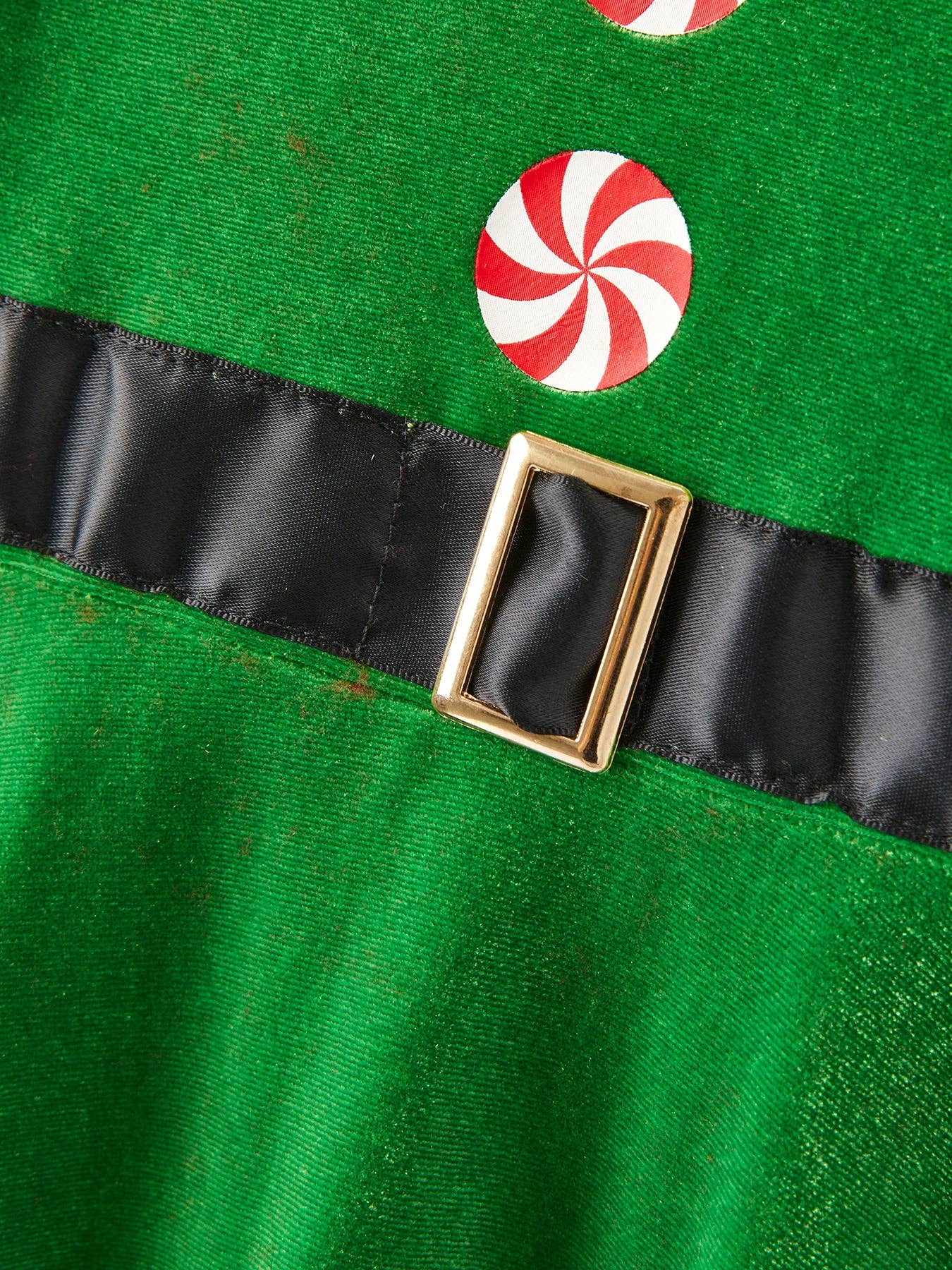 Rylee Faith Designs - Christmas Green Velvet Girls Dress with hat