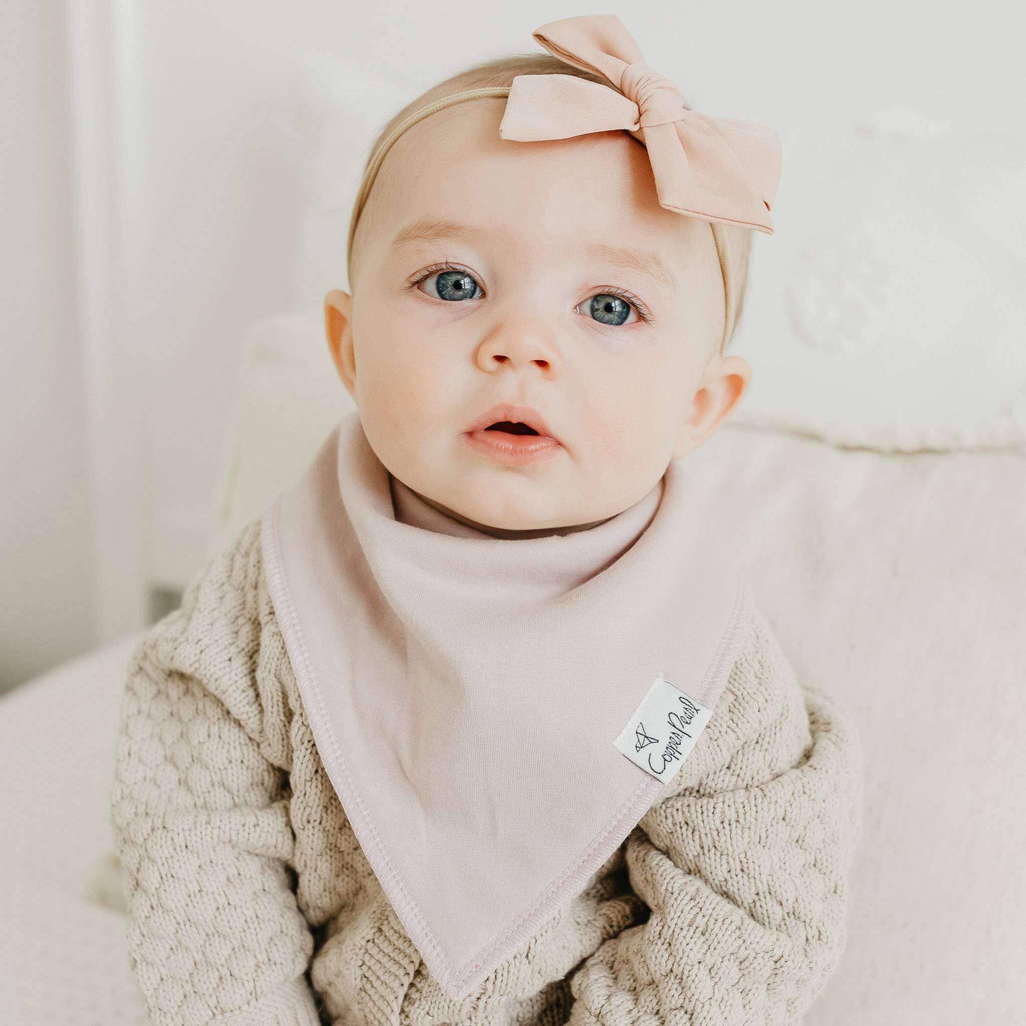 Copper Pearl Baby Bandana Bibs - Ferra
