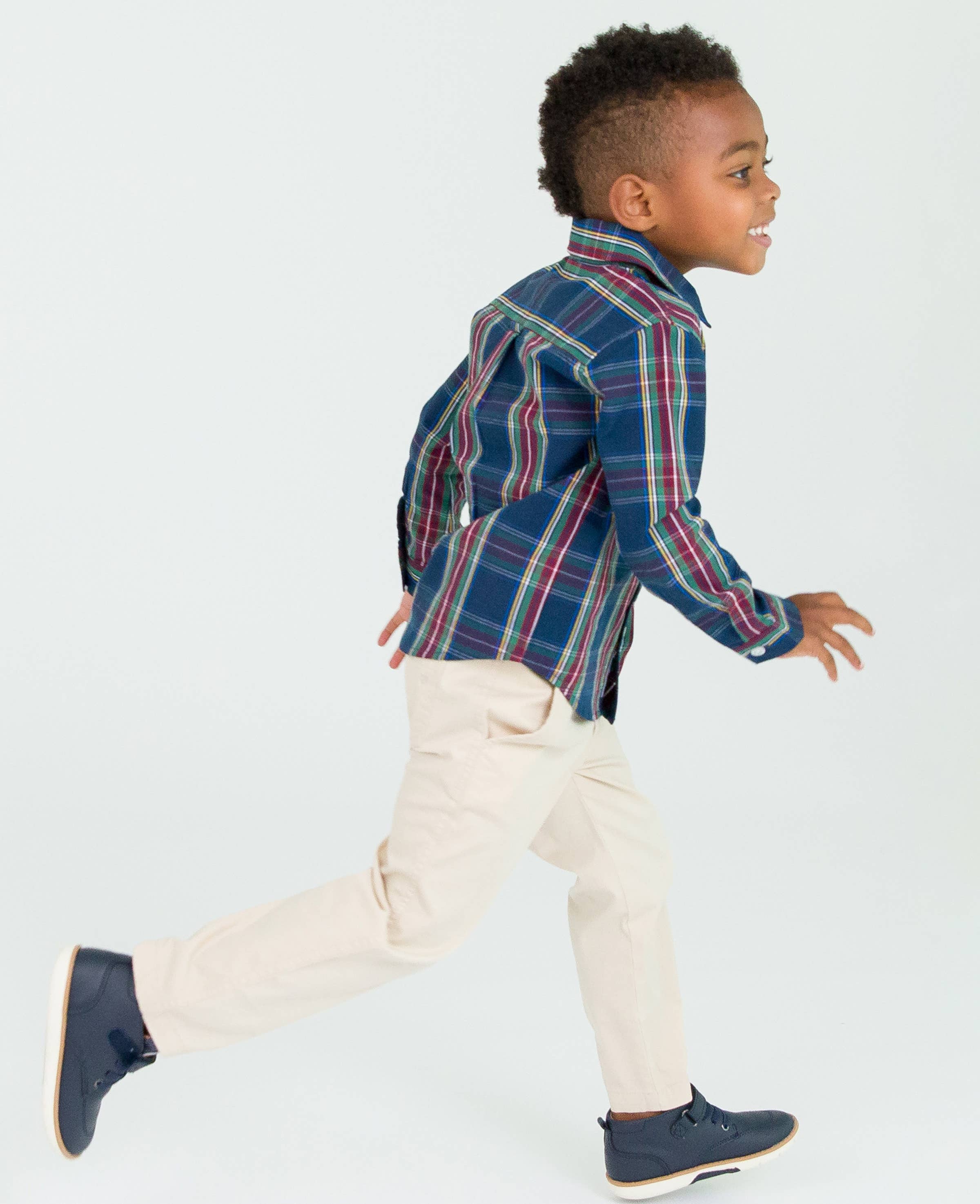 Boys Khaki Stretch Chino Pants