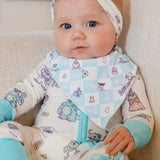 4 Pack Baby Bandana Bibs - Monsters, Inc. Medley