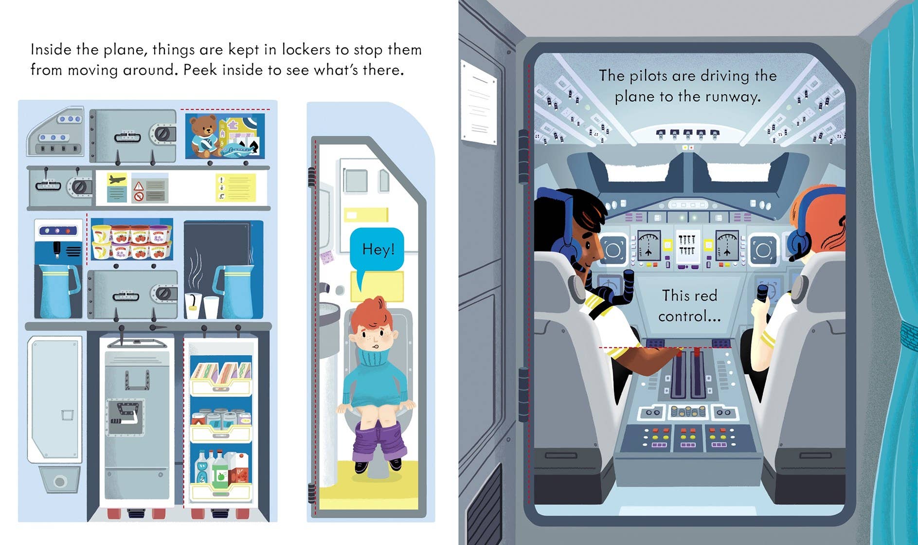 Peek Inside How a Plane Works : Usborne