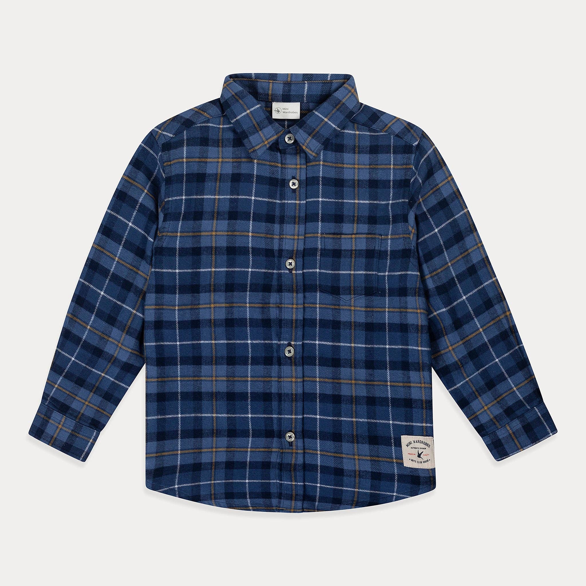 Mini Wardrobe- Toddler Botton Down Plaid Shirt