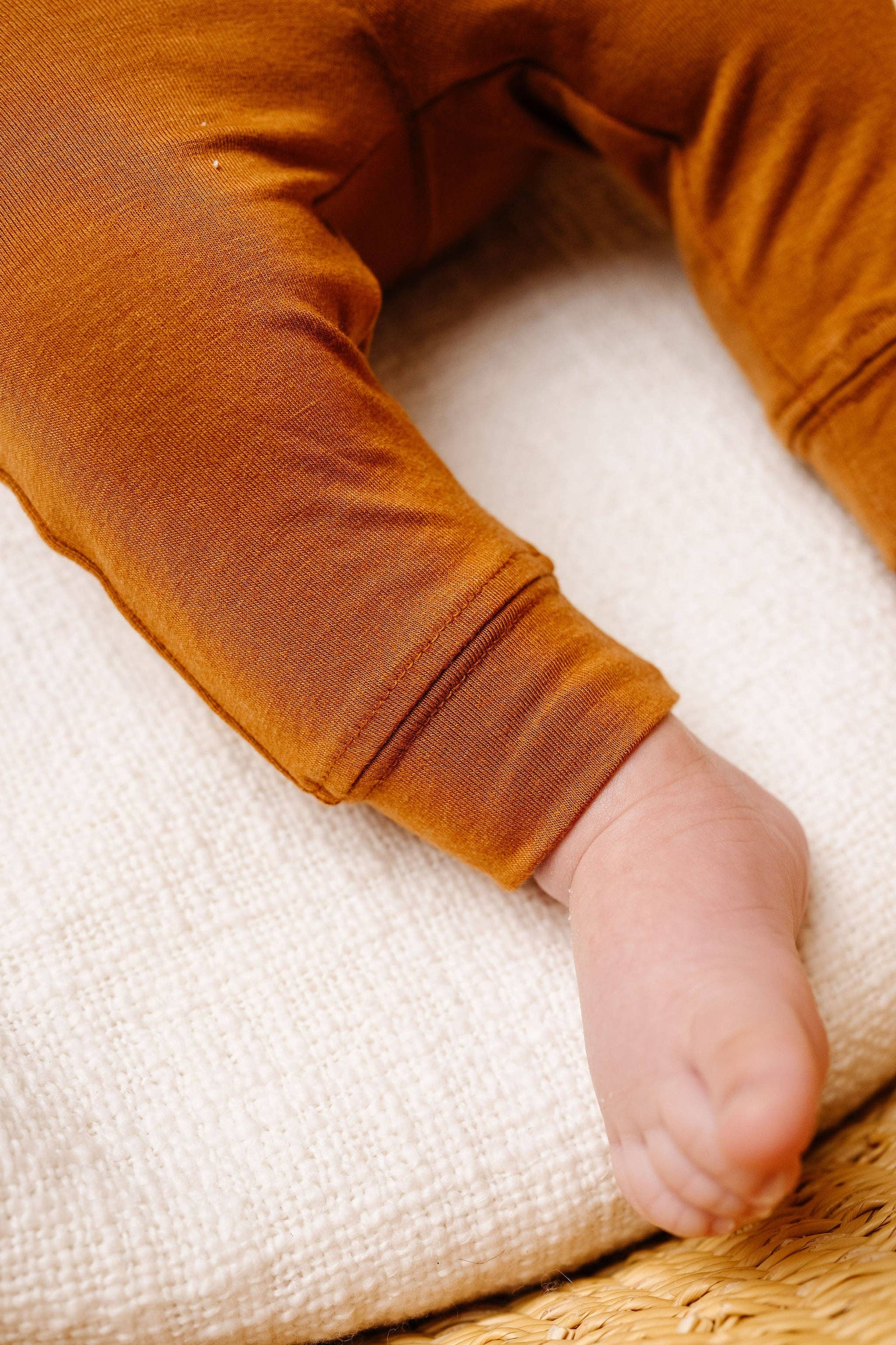 Copper Pearl Baby Pants - Camel