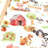 Farm Animal Minky Blanket