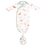 Copper Pearl | Newborn Knotted Gown - Luna