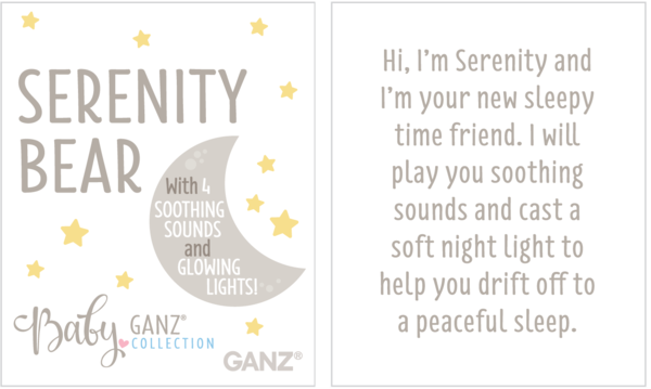 Ganz Serenity Sound/Light Bear