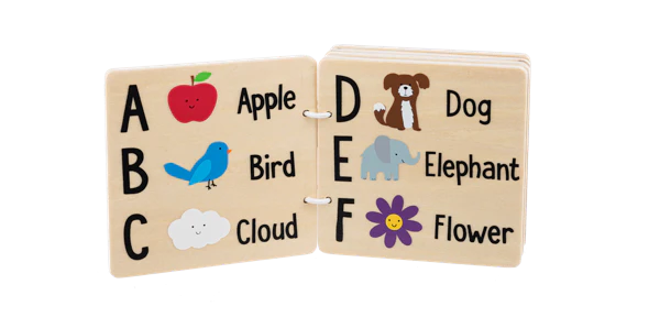 Wooden Book- ABC's