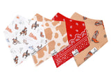 Copper Pearl Boone Baby Bandana Bib Set (4-pack)