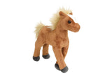 Mini Brown Foal Standing Stuffed Animal 8"