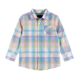 Boys Toddler Plaid Button-down Shirt