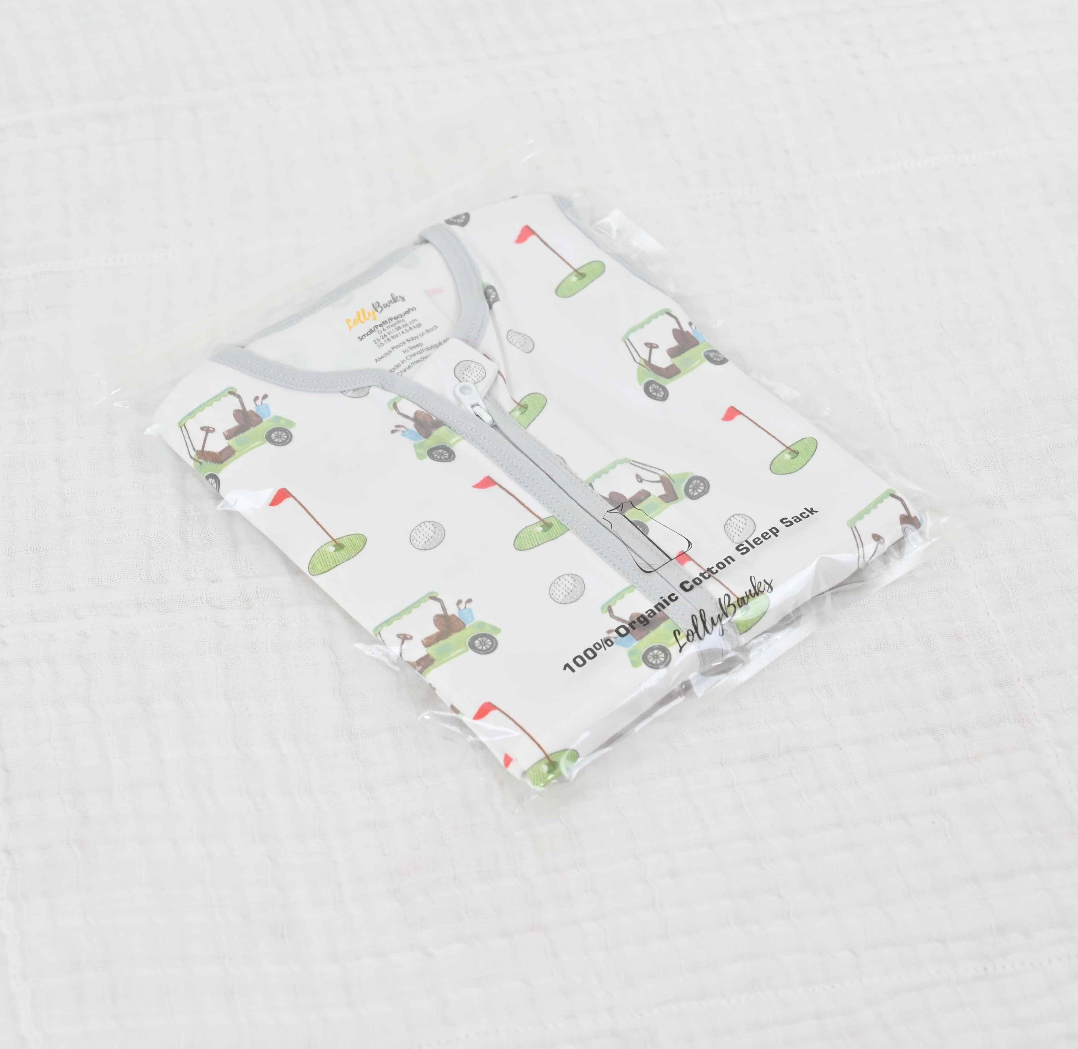 Golf A Round Baby Sleep Sack, 100% Organic Cotton