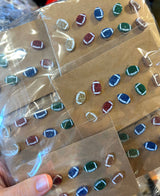Football Acrylic Earrings