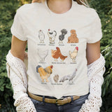 Chicken Breeds T-shirt