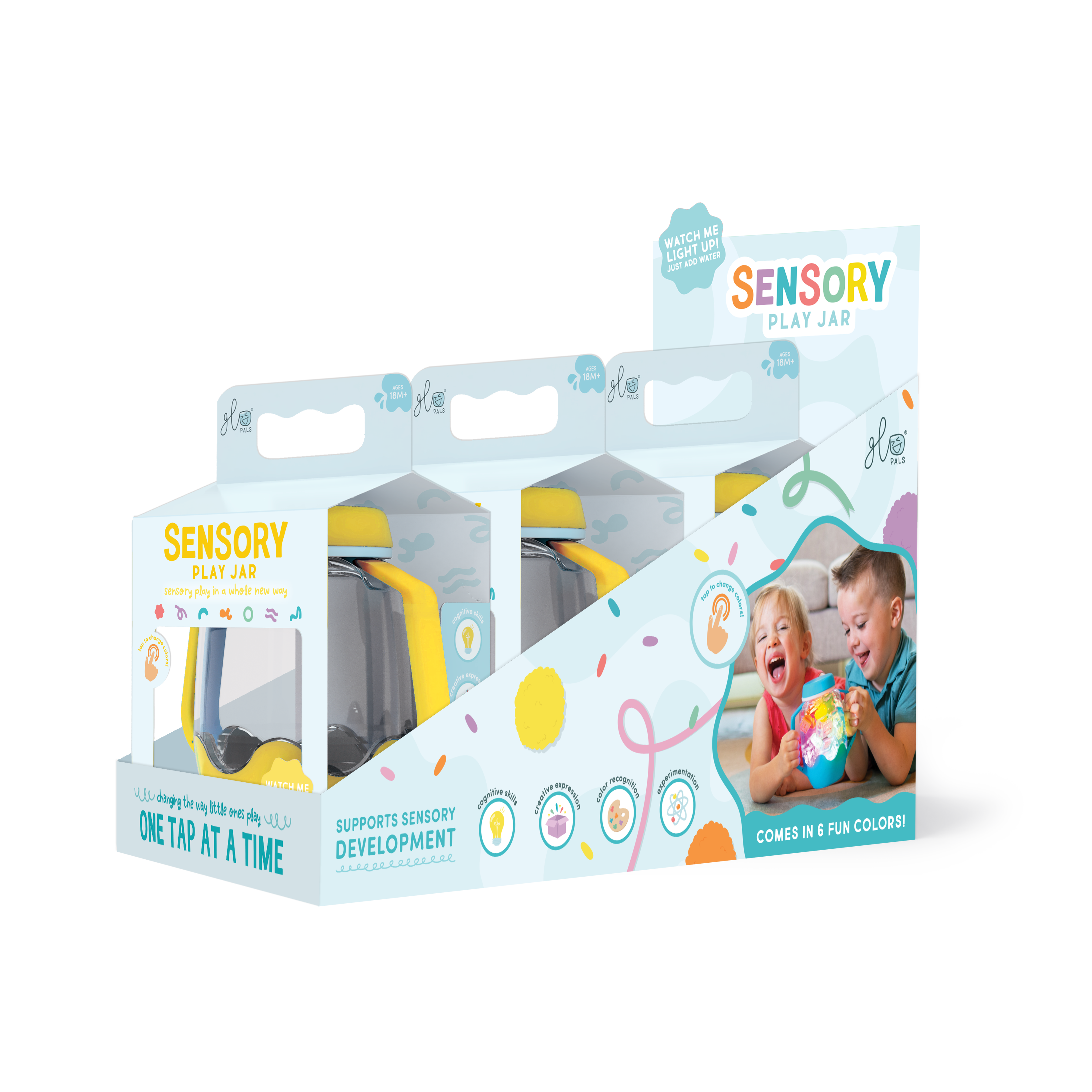 Yellow Sensory Play Jar