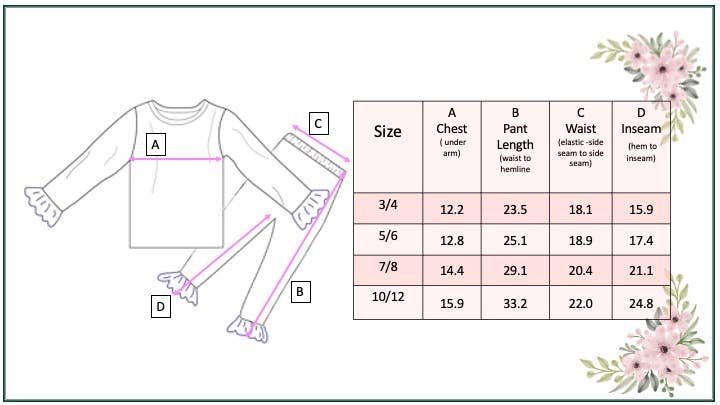 Kids Pink Bunny Print Comfy Two Piece Lounge Play Set