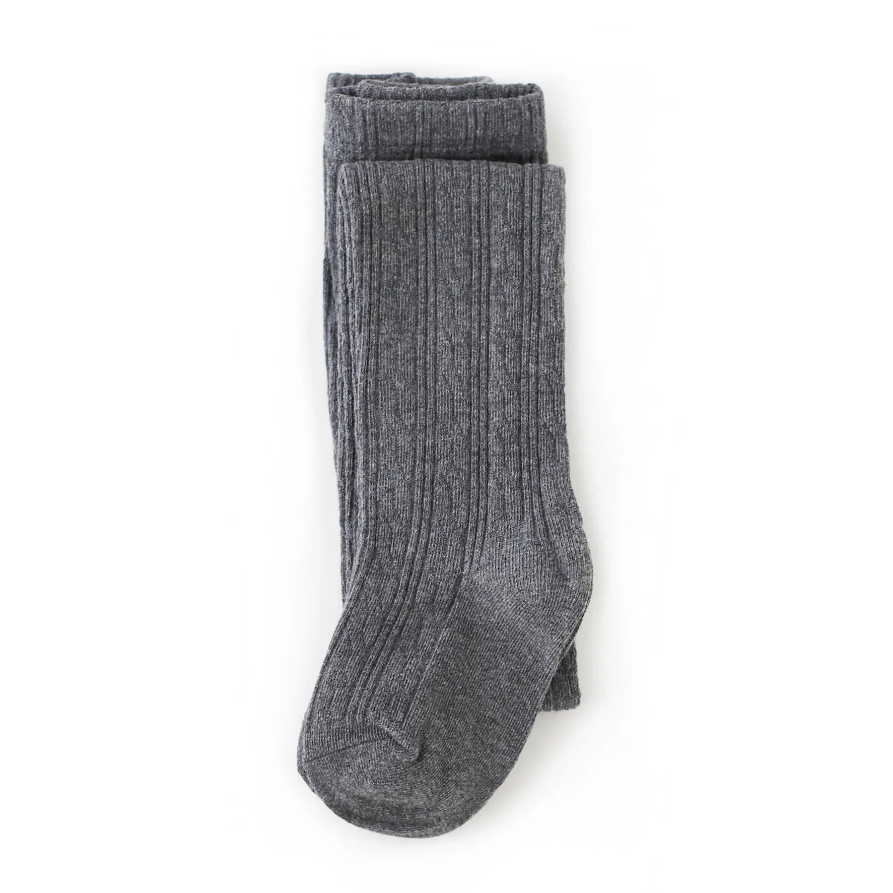 Charcoal Cable Knit Tights 1-2Yr