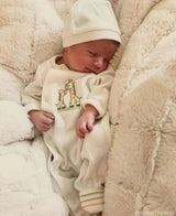 Giraffe Footie W/ Hat-6M