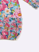 Vibrant Blossoms Baby Gown