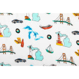 Michigan Baby Swaddle Blanket (Unisex)