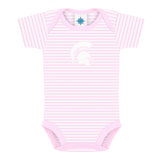Michigan State Spartans Striped Infant Bodysuit