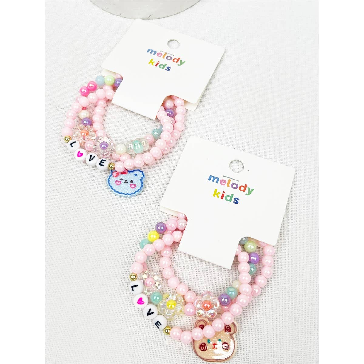 Love and Bear Layering Bracelet Set