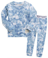 Prism Milk Blue Long Sleeve PJ's