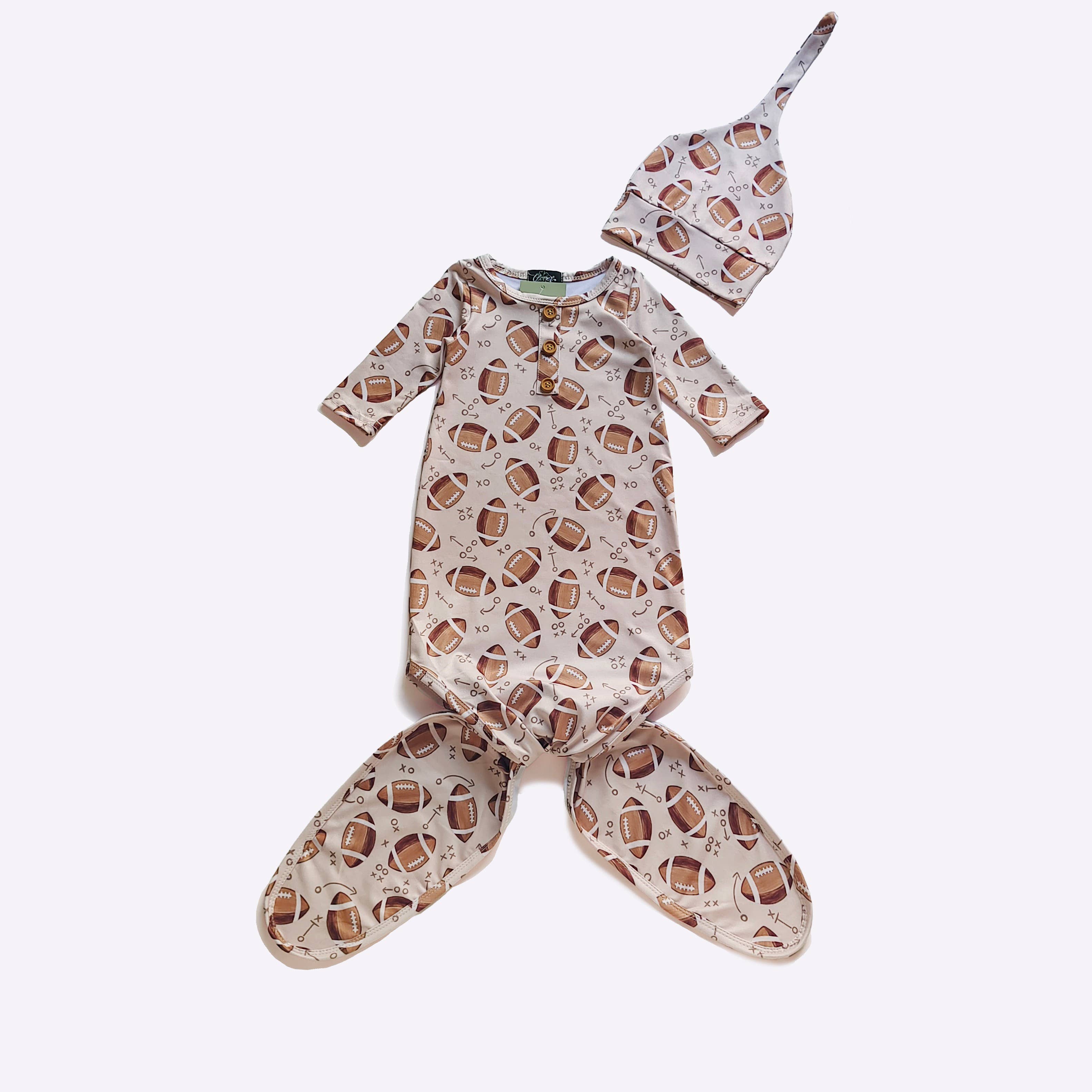 Football Knotted Gown
