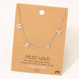 Dainty Mama Charm Necklace