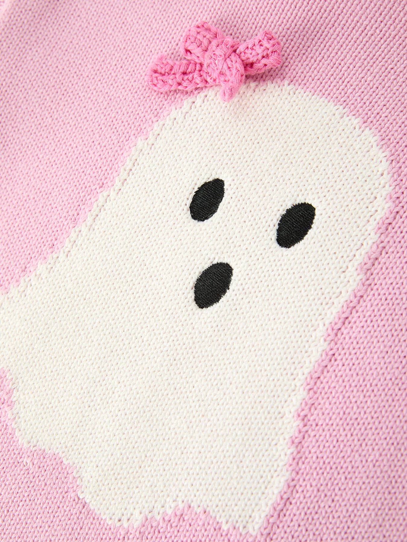 Ghost Bow Knit Sweater