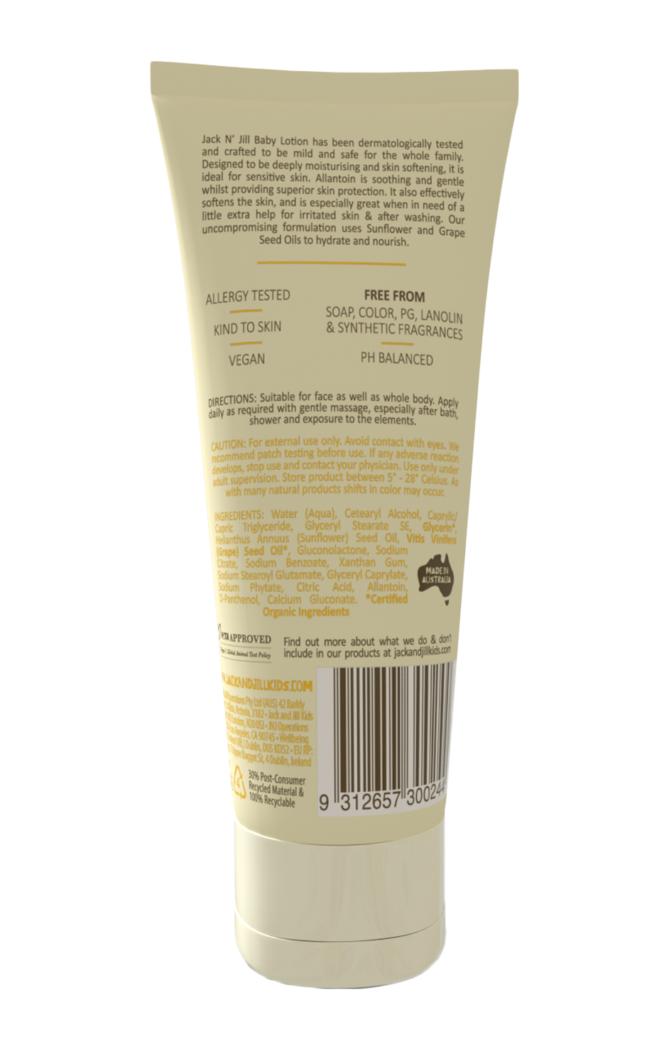 Jack N' Jill Baby Lotion - Natural 100mL