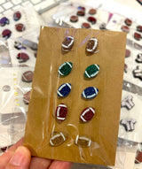 Football Acrylic Earrings