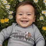 "Life is better with cows" baby bodysuit
