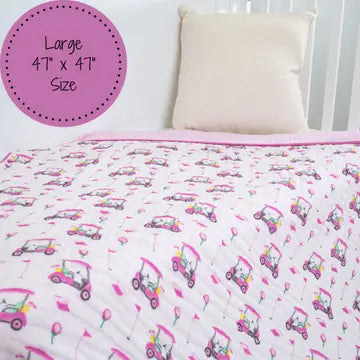 Muslin Quilt Baby & Kids Blanket - Lil Miss Birdie