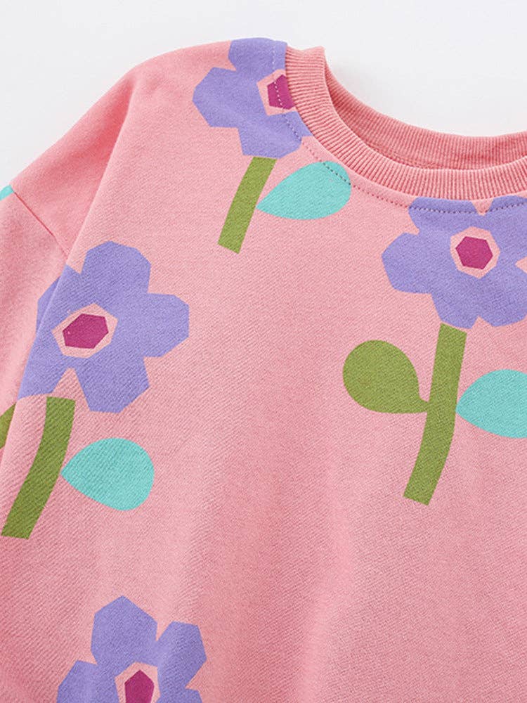 Find Peaks | Crew Sweatshirt - Flowers