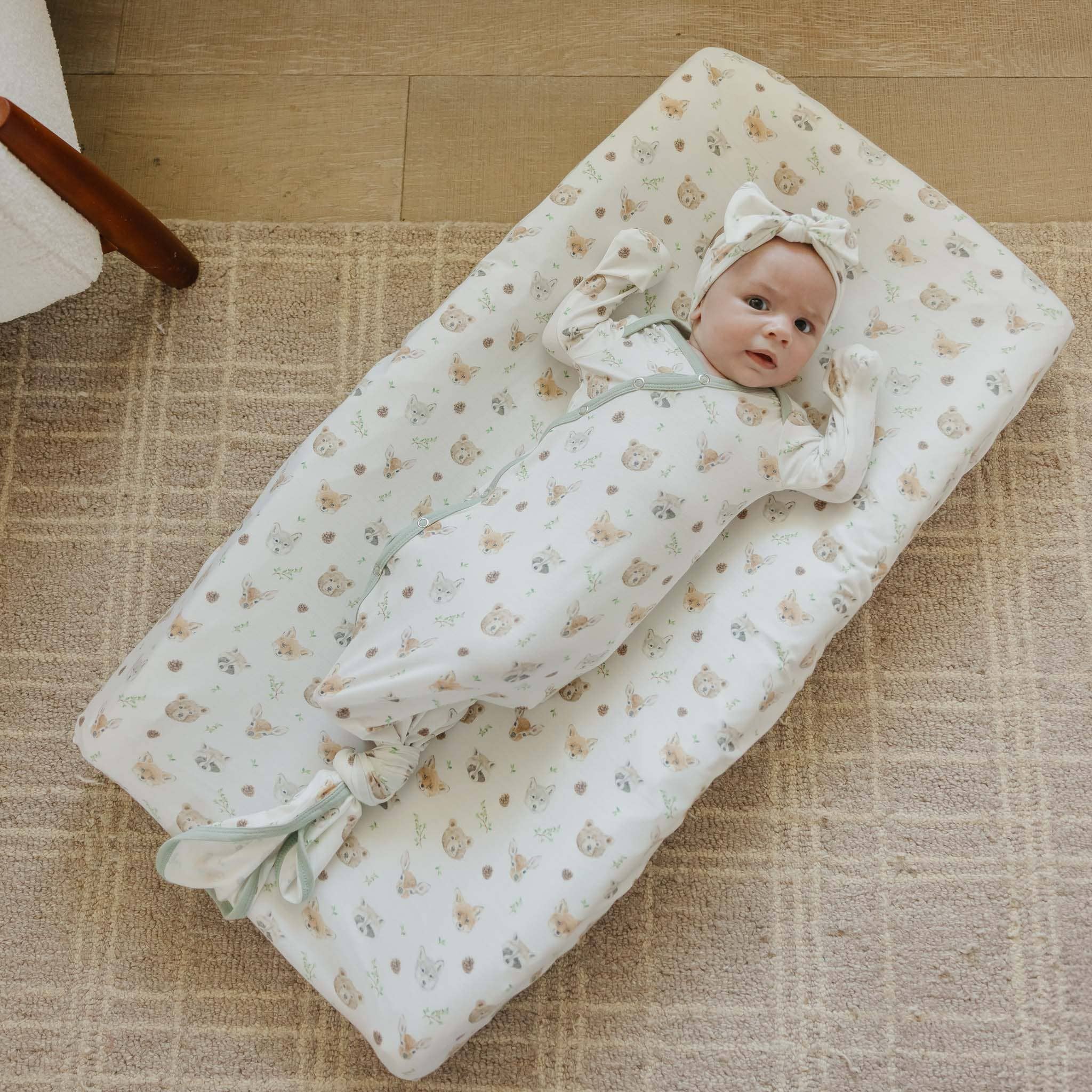 Copper Pearl | Newborn Knotted Gown - Wilder