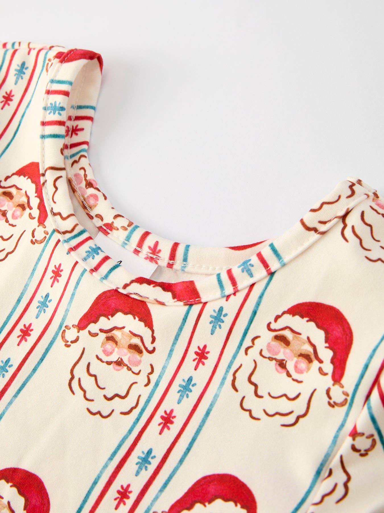 Santa Claus Pattern Christmas Baby Girls Dress