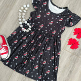 Red Line Heart Boutique Dress