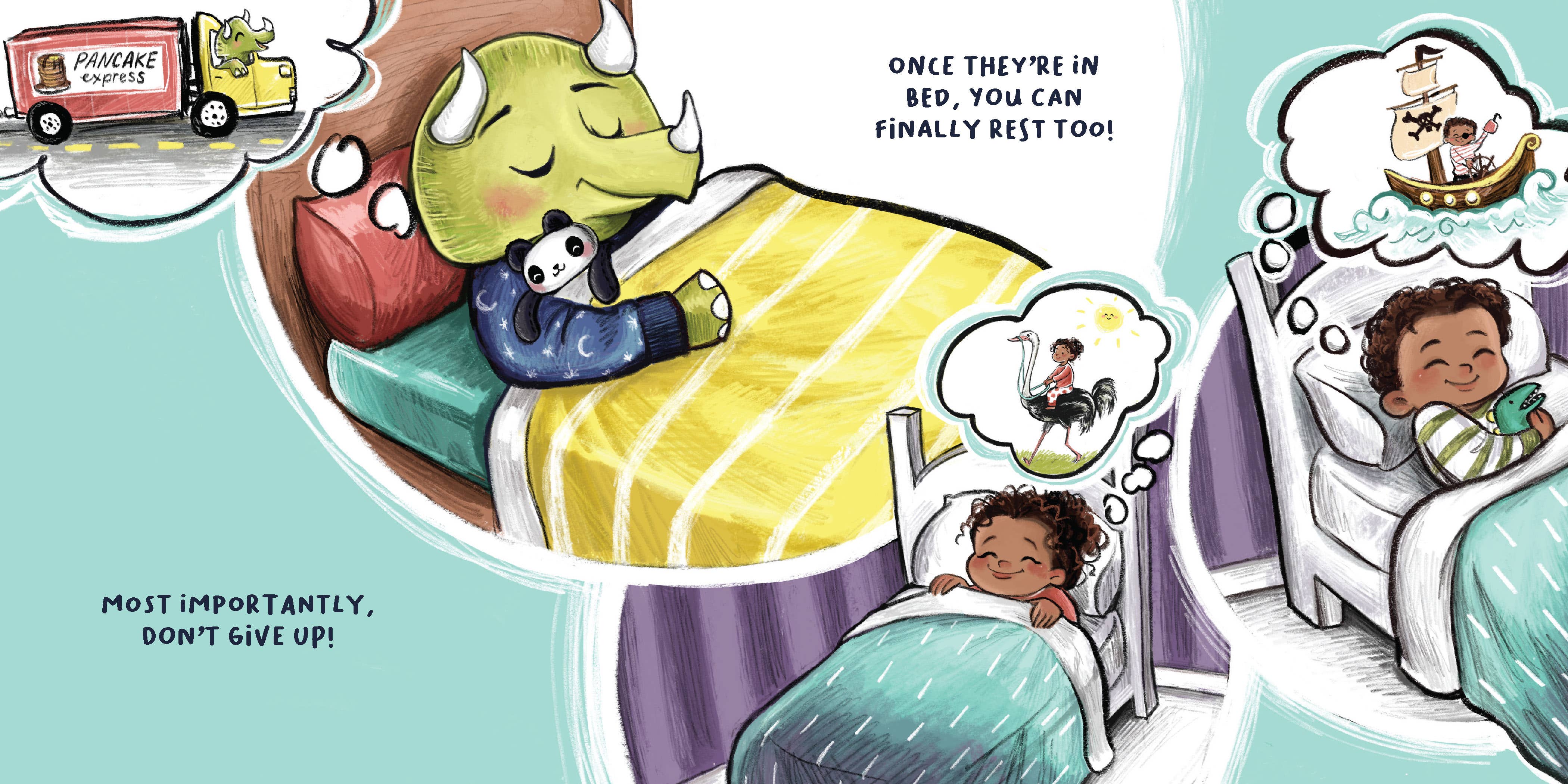 How to Put a Dinosaur to Bed: A Board Book