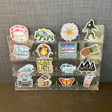 16 Pocket Wall Sticker Display