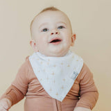 4 Pack Baby Bandana Bibs - Chip